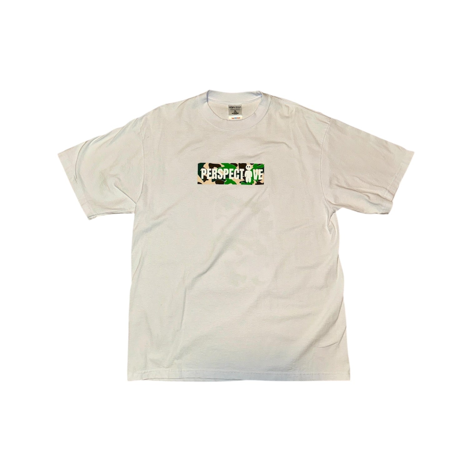 Box Logo Tee (White/Green)